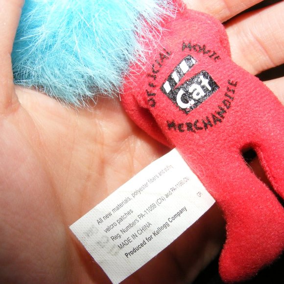 Dr. Seuss Thing 2 Collectible Cat in Hat Mini Plush McDonalds Happy Meal Toy - Picture 5 of 5